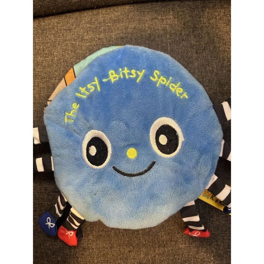 Melissa & Doug Kids The Itsy Bitsy Spider Soft Cloth Activity Book Sensory Toy